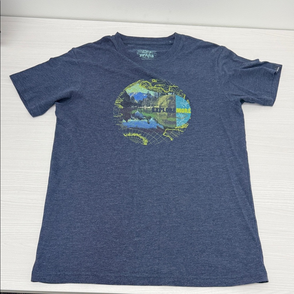 Prana Explore More Tee - Navy
